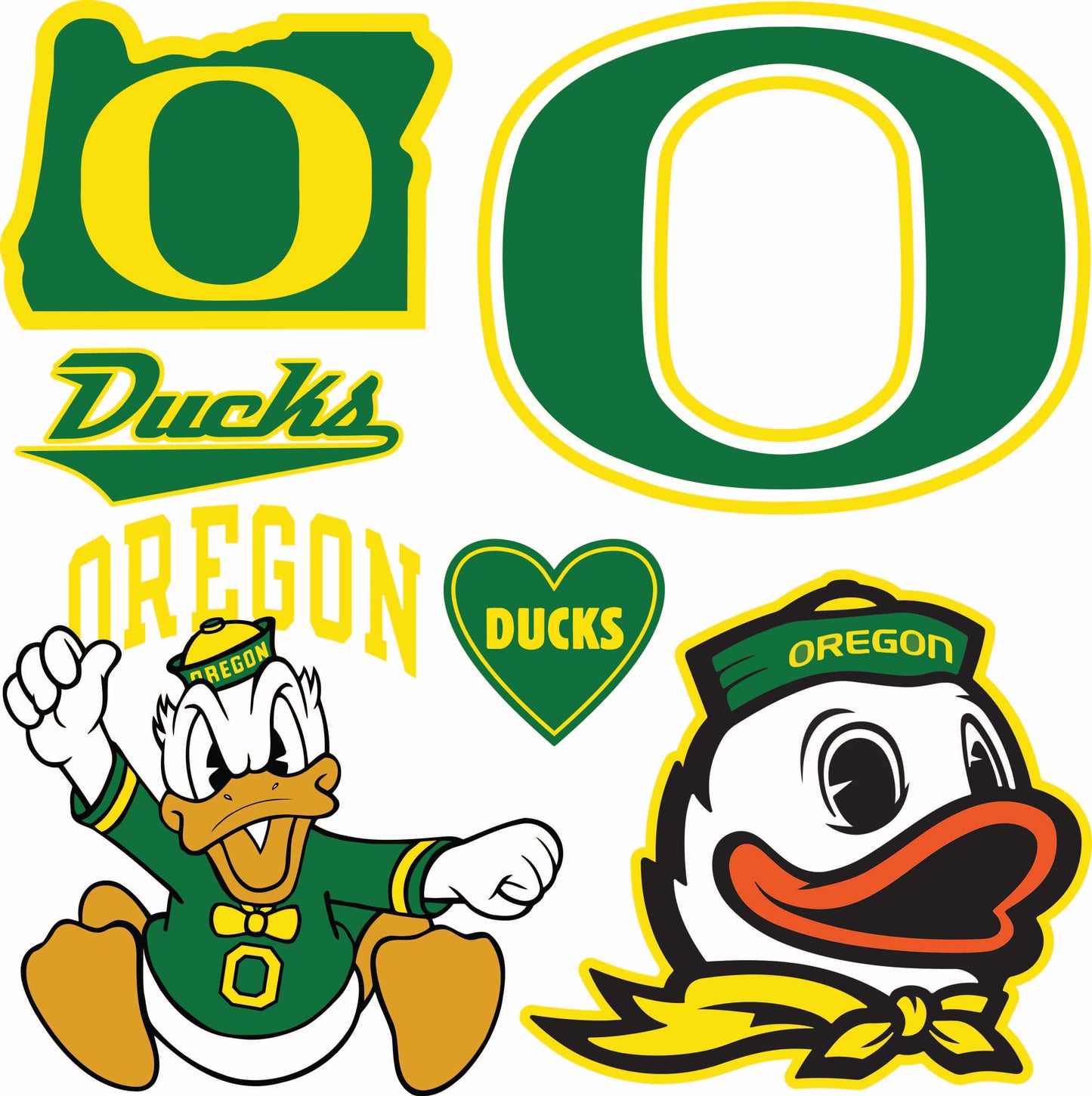 Oregon Ducks Half Sheet