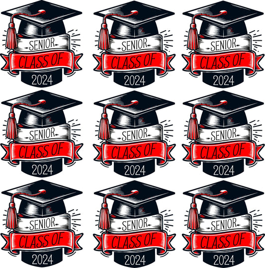 Graduation Class of 2024 Keepsake  - Half Sheet Misc. (Must Purchase 2 Half sheets - You Can Mix & Match) (Copy) (Copy)