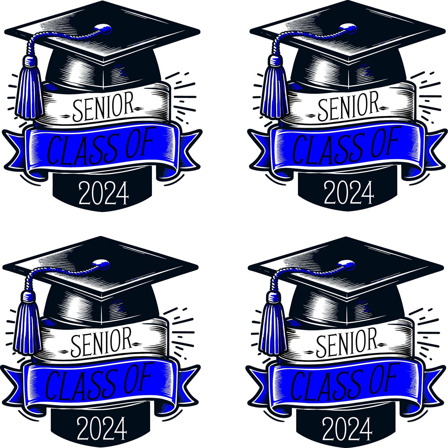 Graduation Class of 2024 Keepsake  - Half Sheet Misc.