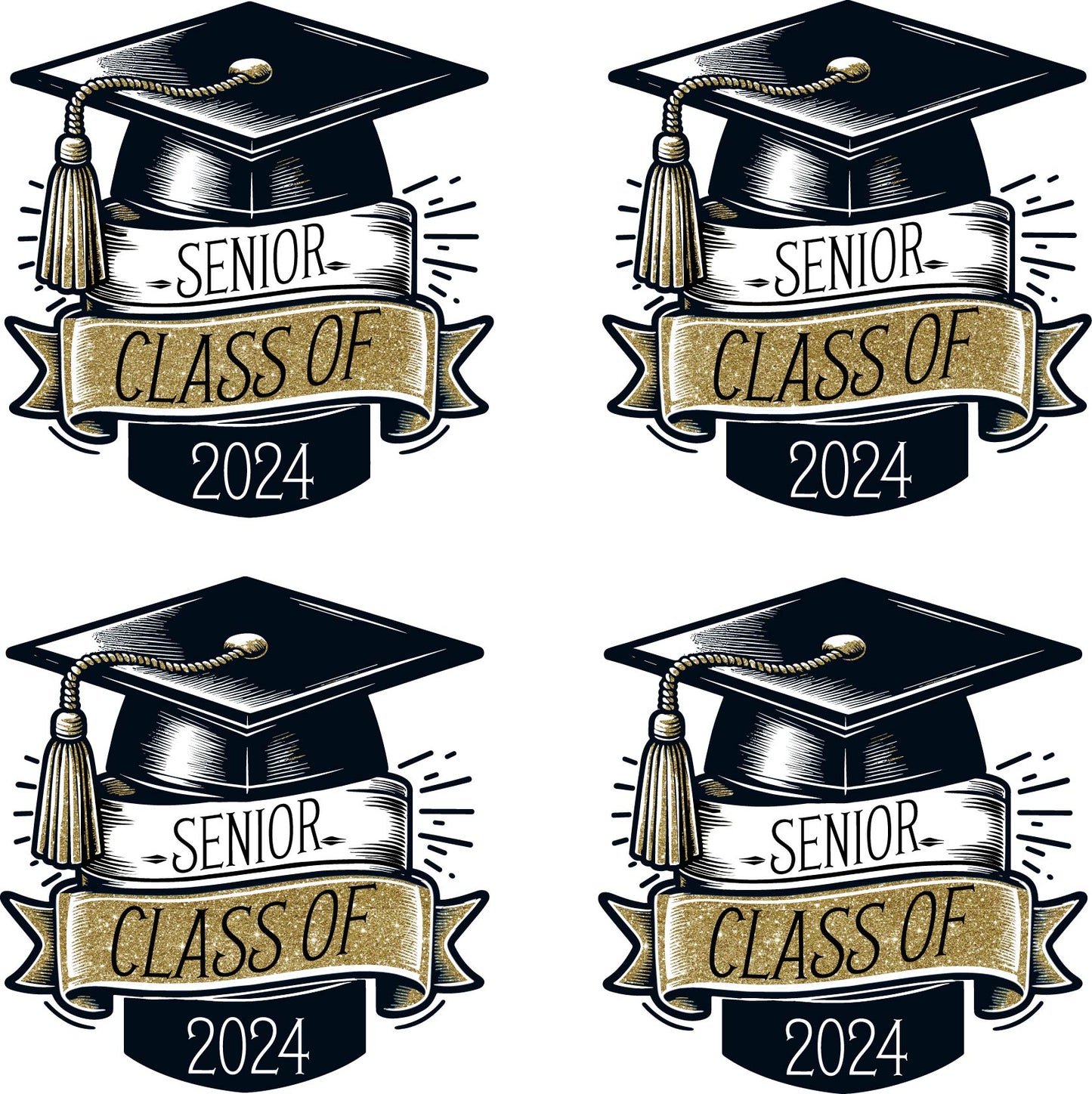 Graduation Class of 2024 Keepsake  - Half Sheet Misc.