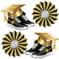 Graduation Cap Shoes and Fans (Diamonds) - Half Sheet Misc.