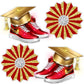 Graduation Cap Shoes and Fans (Diamonds) - Half Sheet Misc.