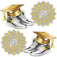 Graduation Cap Shoes and Fans (Diamonds) - Half Sheet Misc.