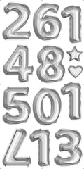 Silver Foil Numbers 23