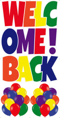 School - Welcome Back Ez Set Rainbow and Matching Balloons