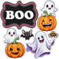 Halloween Set 12 Half Sheet Misc. BOO (Must Purchase 2 Half sheets - You Can Mix & Match)