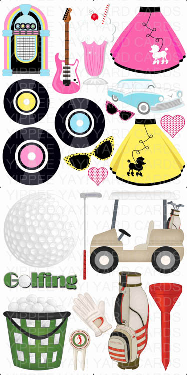50s and Golf Combo Sheet