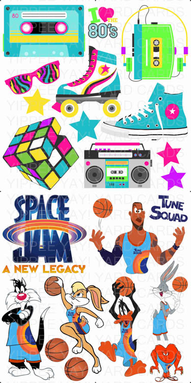 80s and SpaceJam Combo Sheet