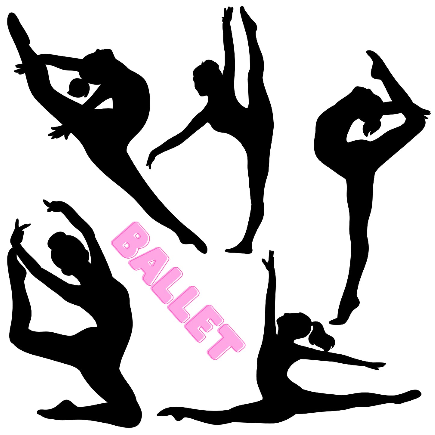 Ballet Dance - Half Sheet Misc. (Must Purchase 2 Half sheets - You Can Mix & Match)