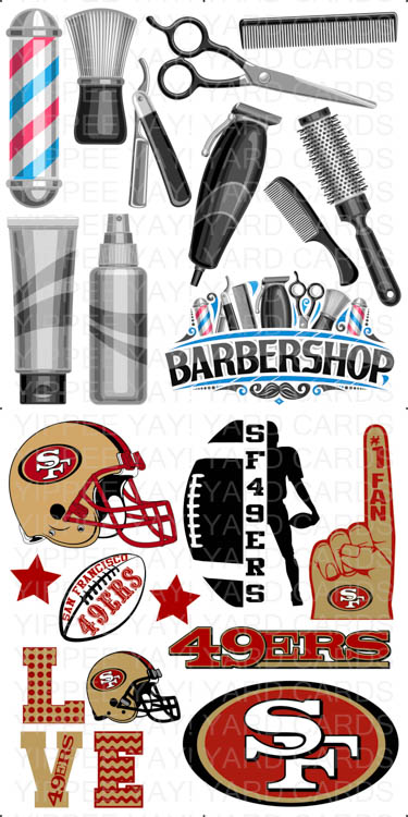 Barber Shop and 49ers Combo Sheet