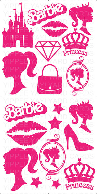 Barbie 1 and Barbie 2 Combo Sheet