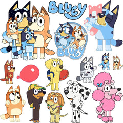 Bluey Half Sheet Misc. (Must Purchase 2 Half sheets - You Can Mix & Match)