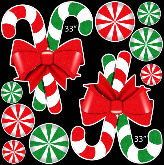 Candy Canes Half Sheet
