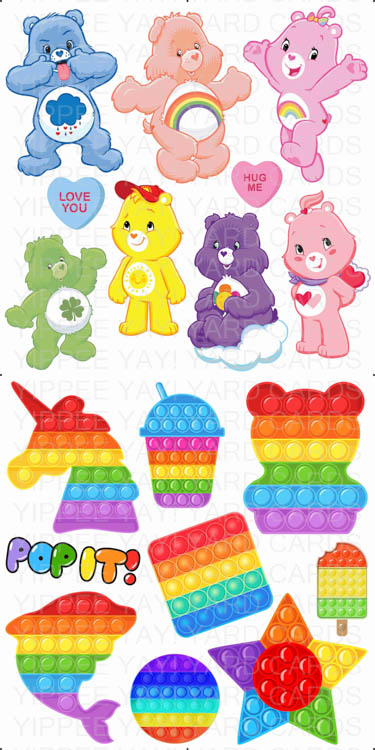 CareBears and Pop Its