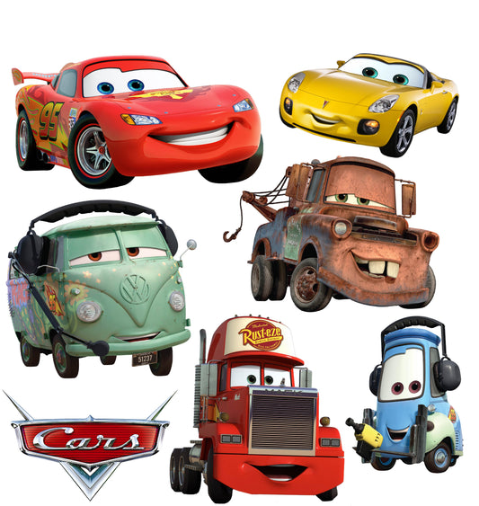 Cars the Movie Half Sheet Misc. (Must Purchase 2 Half sheets - You Can Mix & Match)