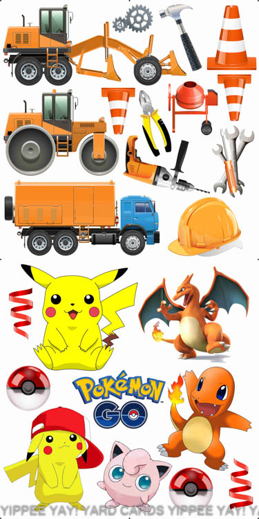 Construction and Pokemon Combo Sheet