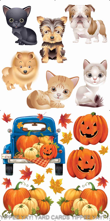 Dogs and Cats and Fall Set 1  Combo Sheet