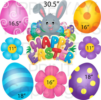 Easter 2 Half Sheet Misc. (Must Purchase 2 Half sheets - You Can Mix & Match)