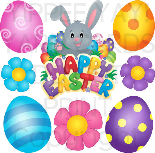 Easter 2 Half Sheet Misc. (Must Purchase 2 Half sheets - You Can Mix & Match)