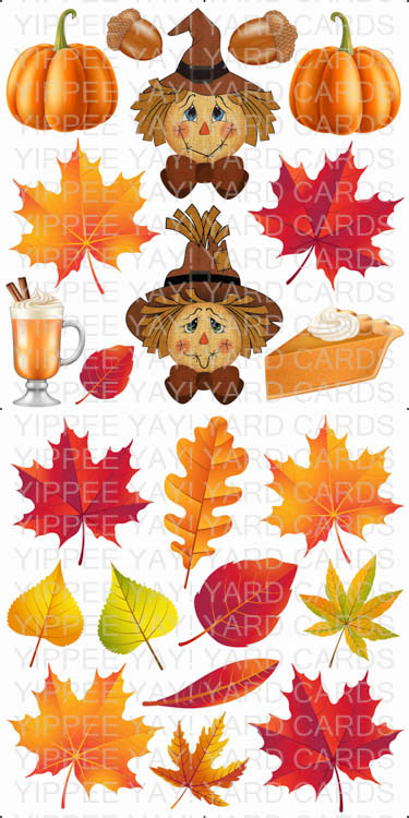 Fall Set 2 and Fall Leaves Combo Sheet