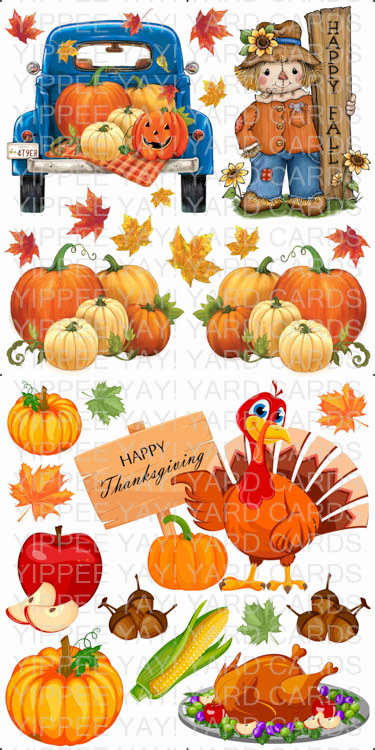 Fall Set 4 and Thanksgiving Set 3 Combo Sheet