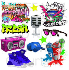 Fresh Prince Half Sheet Misc. (Must Purchase 2 Half sheets - You Can Mix & Match)