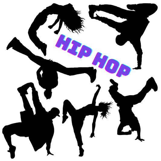 Hip Hop Dance - Half Sheet Misc. (Must Purchase 2 Half sheets - You Can Mix & Match)
