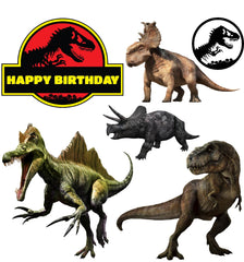 Jurassic Park - Dinosaurs Half Sheet Misc. (Must Purchase 2 Half sheets - You Can Mix & Match)