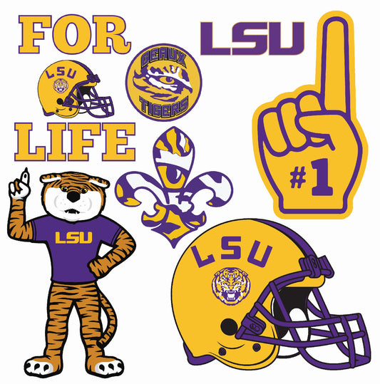 LSU Half Sheet Misc. (Must Purchase 2 Half sheets - You Can Mix & Match)
