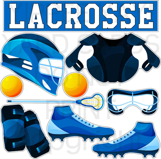 Lacrosse - Half Sheet Misc. (Must Purchase 2 Half sheets - You Can Mix & Match)