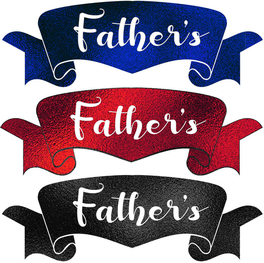 Ribbons Banners Father's Day Set 1 Half Sheet Misc. (Must Purchase 2 Half sheets - You Can Mix & Match)