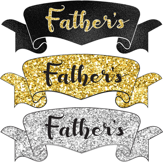 Ribbons Banners Father's Day Set 2 Half Sheet Misc. (Must Purchase 2 Half sheets - You Can Mix & Match)