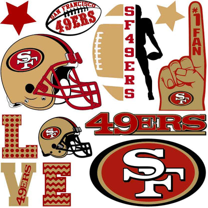 Football Teams Half Sheet