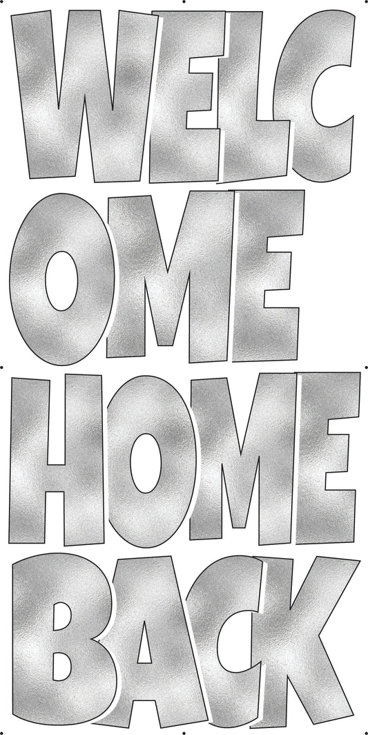 Welcome Home Back Ez Set White/Light Silver