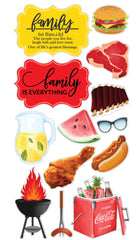 Family Reunion BBQ Food Gathering