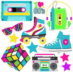 80’s Eighties  Half Sheet Misc. (Must Purchase 2 Half sheets - You Can Mix & Match)