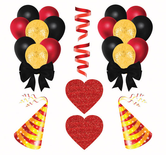 Mr. & Mrs. Mouse, Black, Yellow, Red Half  Half Sheet  (Must Purchase 2 Half sheets - You Can Mix & Match)3